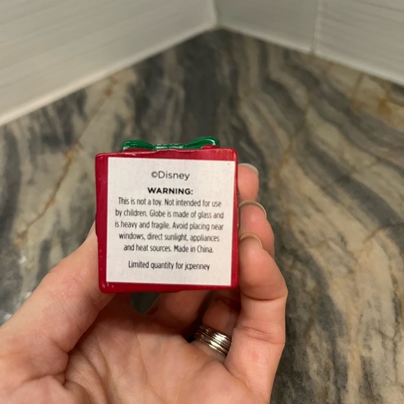 JCPenney Disney Mickey Mouse Snowglobe 2013 Christmas Holiday Santa New With Box - Picture 5 of 10